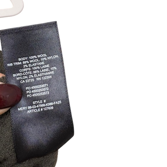 Aritzia Green Sleeveless Merino Wool Cropped Vest Size XS - Picture 7 of 7